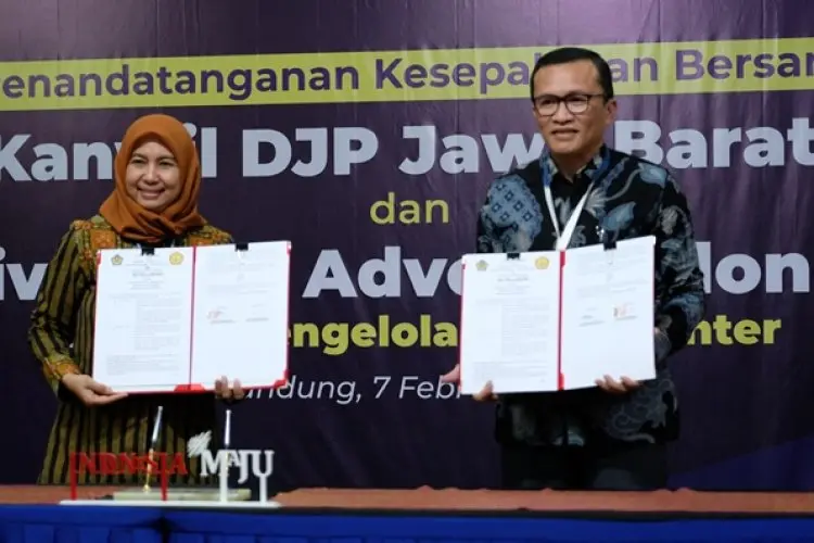 DJP Jabar I Genjot Pendirian Tax Center Perguruan Tinggi, Kali Ini Gandeng Universitas Advent Indonesia