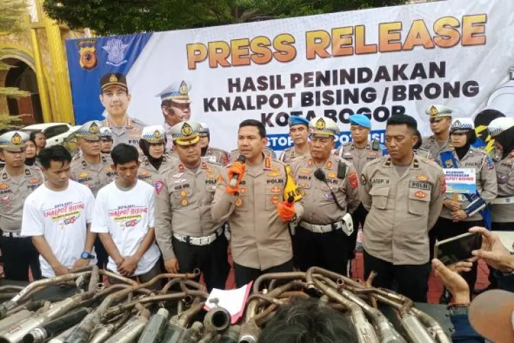 Polresta Bogor Berhasil Hadirkan 20 Orang Duta Anti Knalpot Bising 