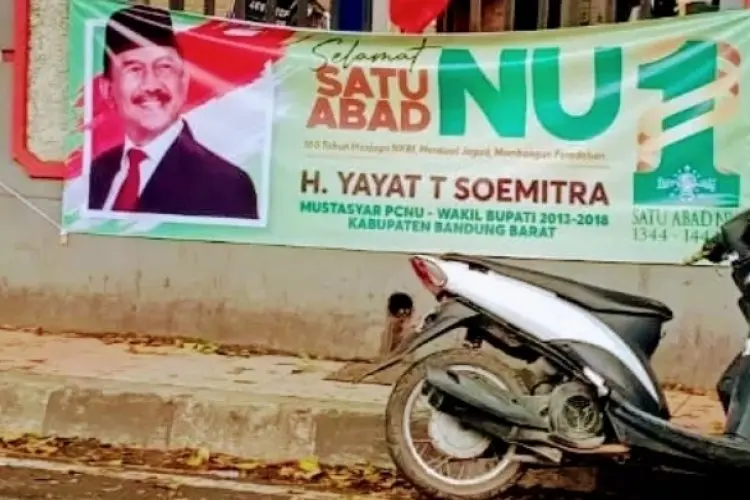 Masuki Tahun Politik, Spanduk Ucapan Selamat Satu Abad NU dari Tokoh Ini Raib dari Sejumlah Titik