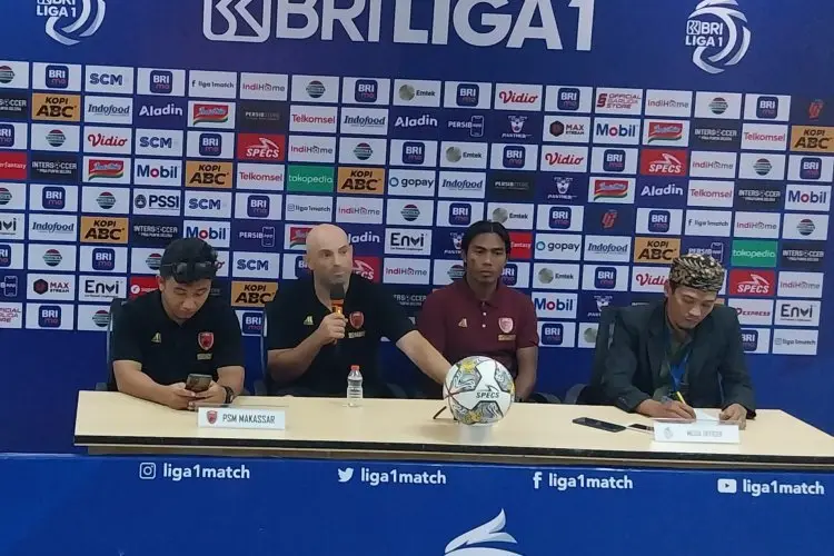 Erwin Gutawa Sebut Kunci Kemenangan PSM Makassar Atas Persib Ada di Babak Kedua
