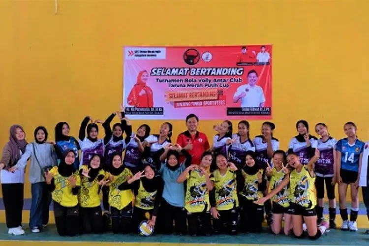 TMP Kab Bandung Gelar Turnamen Bola Voli U-17 