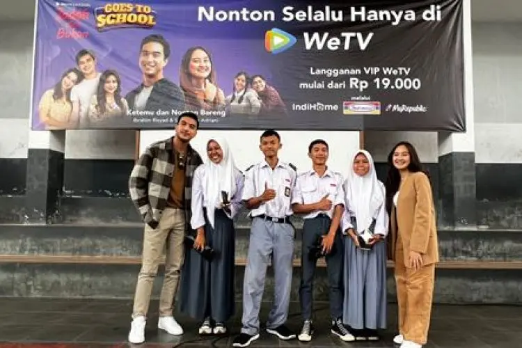 Gandeng Bintang Muda, WeTV Kenalkan Ekosistem Digital ke Seribu Pelajar Bandung