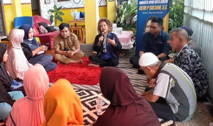 Tak Hanya Sekadar Datang dan Mengukur, Anggota DPRD Kota Bogor Ini Janjikan Perbaikan TPT Pasir Jaya