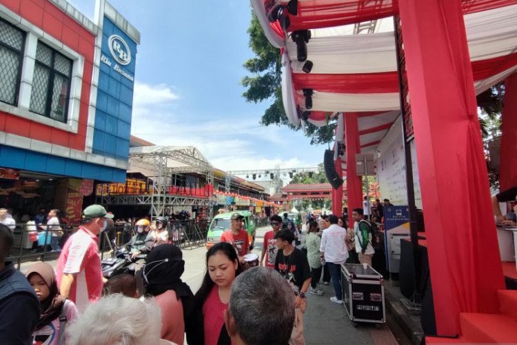 Belum Juga Dimulai, Pengunjung Sudah Padati Kawasan Bogor Street Festival Cap Go Meh
