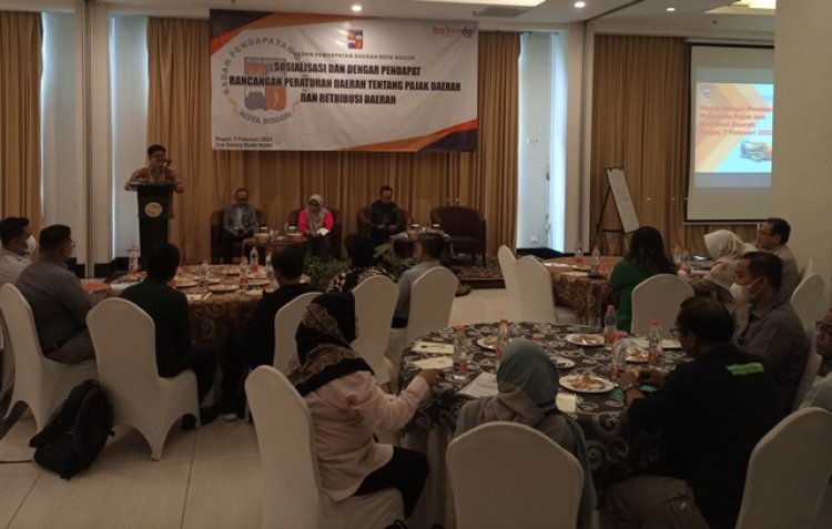 Gandeng Pengusaha Lokal, Bapenda Kota Bogor Gelar Rapat Dengar Pendapat Raperda PDRD