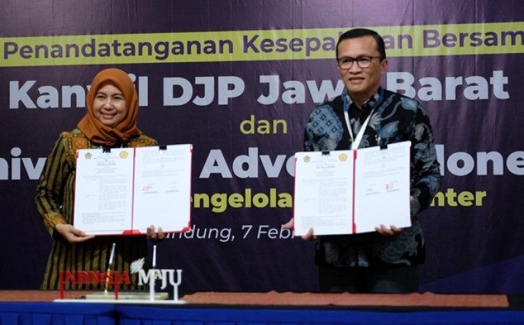 DJP Jabar I Genjot Pendirian Tax Center Perguruan Tinggi, Kali Ini Gandeng Universitas Advent Indonesia