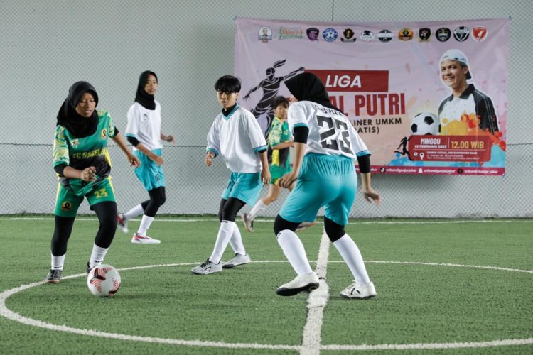 Gelar Kompetisi Futsal Putri, Srikandi Ganjar Jabar Bangkitkan Gairah Olahraga Milenial Indramayu