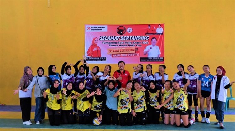 TMP Kab Bandung Gelar Turnamen Bola Voli U-17 