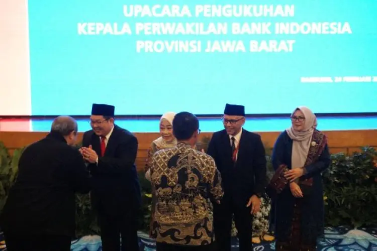FOTO : Upacara Pengukuhan Kepala Perwakilan BI Jawa Barat
