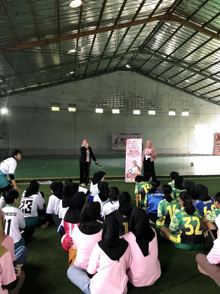 Srikandi Ganjar Jabar Gelar Liga Futsal Putri dan Pasar Kuliner Indramayu, Seru!