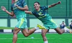Skuat Persib Tetap Berlatih Meski Laga Persib vs Persija Ditunda