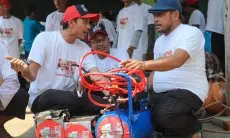 KST  Dukung Ganjar Berikan Bantuan Dongkrak dan Kompresor Angin di Sukabumi*