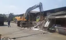 Lapak Sekitar Pasar Jambu Dua Dibongkar, Revitalisasi Dimulai Usai Idul Fitri 