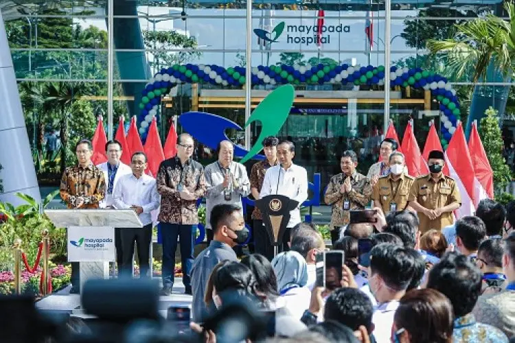 Tambah Akses Layanan Kesehatan, Jokowi Resmikan Rumah Sakit Mayapada