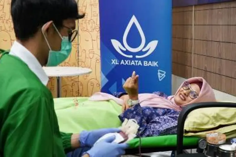 Dukung Kepedulian Sosial Masyarakat, Aksi Donor Darah Karyawan XL Axiata Kumpulkan 100 Labu