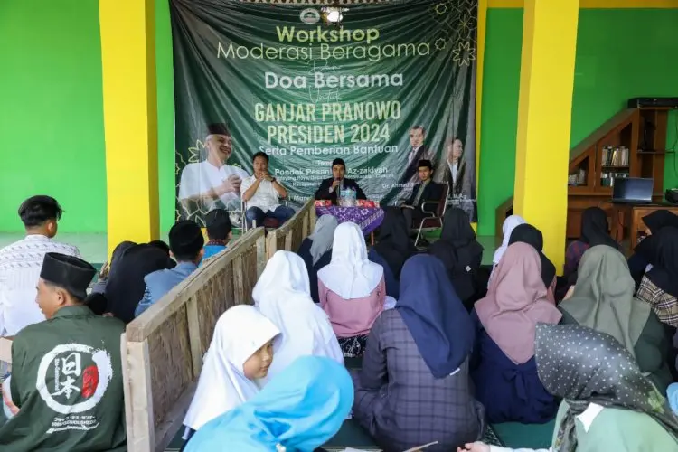 Cegah Radikalisme, Santri Dukung Ganjar Jabar Gelar Workshop Moderasi Beragama