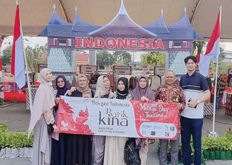 Batik Kina Kabupaten Bandung Berjaya pada Ajang Melayu Day 8 di Yala Thailand