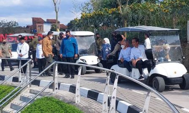 Jokowi Resmikan Danau Retensi Andir di Kabupaten Bandung