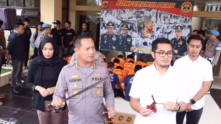 Operasi Jaran Lodaya 2023, Polresta Bandung Amankan 36 Tersangka