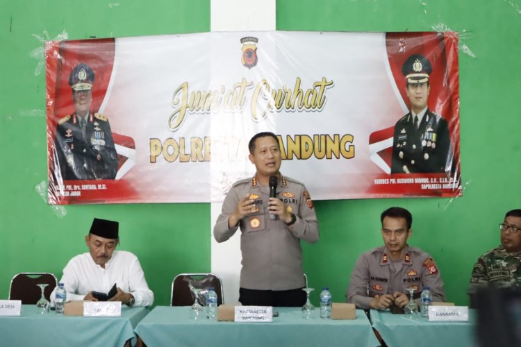 Jumat Curhat Polresta Bandung, Warga Ngeluh Miras dan Pil Koplo Masih Beredar Bebas