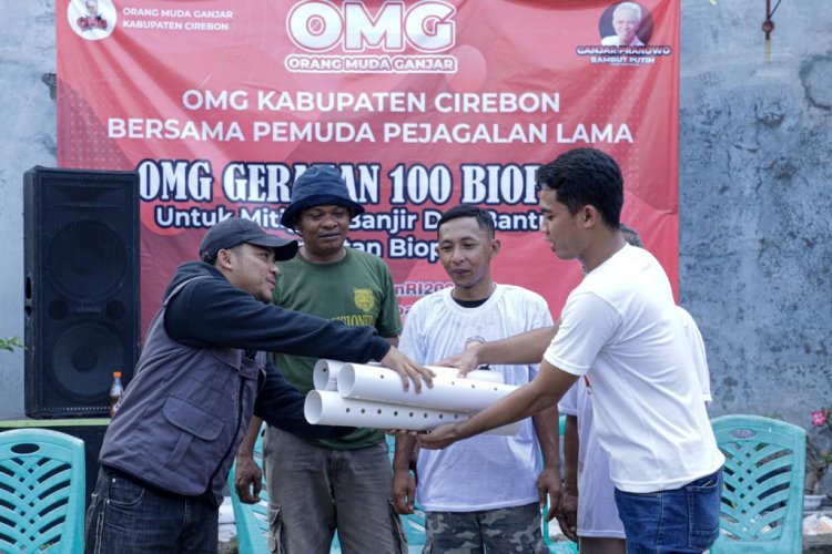 Kurangi Dampak Banjir, OMG Jabar Membuat Gerakan 100 Biopori di Kabupaten Cirebon