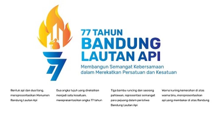 Resmi Dirilis, Ini Makna Logo ke-77 Bandung Lautan Api