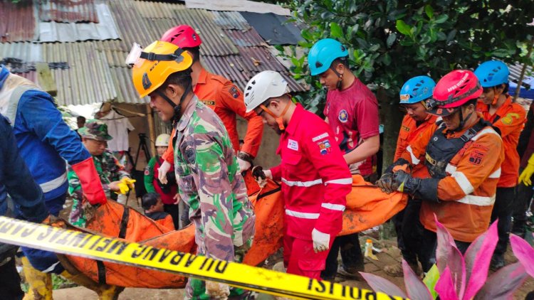 Longsor Sirnasari Bogor, Tim SAR Gabungan Temukan Dua Jenazah