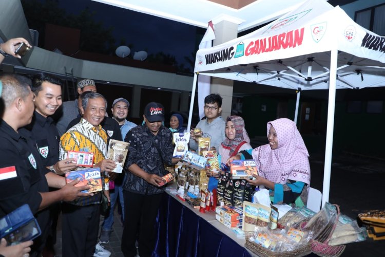 Tingkatkan Perekonomian Warga, BB Launching Warung Ganjaran Ramadhan