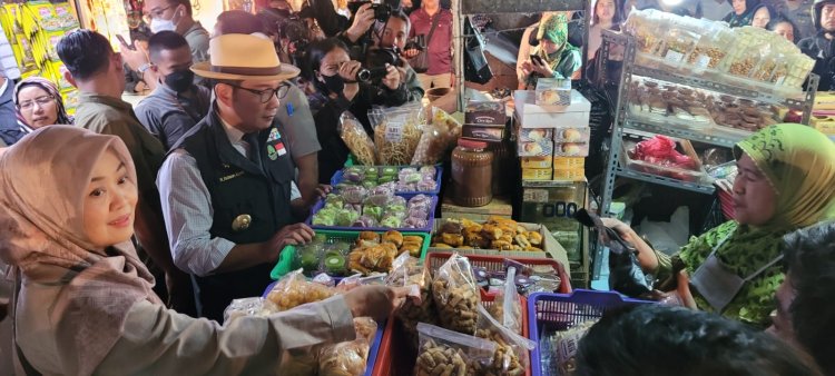 Sidak ke Pasar Kiaracondong, Ridwan Kamil Berharap Revitalisasi yang Lebih Beradab 