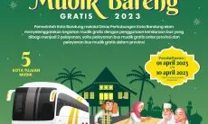 Dibuka Hari Ini, Pemkot Bandung Gelar Mudik Bareng Gratis