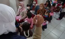 FOTO: Sub Pekan Imunisasi Polio di Kota Bandung
