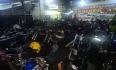 Polsek Andir Amankan Puluhan Motor Milik Kelompok Bermotor Meresahkan di Bandung