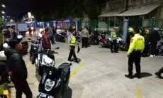 Puluhan Motor Berknalpot Bising Diamankan Satlantas Polrestabes Bandung