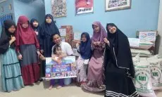 Kantor Cabang BRI Bogor Pajajaran Berbagi Bantuan Paket Sembako kepada Panti Asuhan