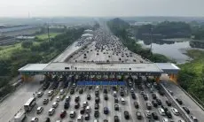 One way di Gerbang Tol Cikampek Utama Hinggaa  Kalikangkung Kembali Diperpanjang