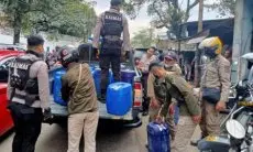 Cegah Gangguan Kamtibmas saat Lebaran, Polsek Majalaya Sita Ratusan Botol Miras