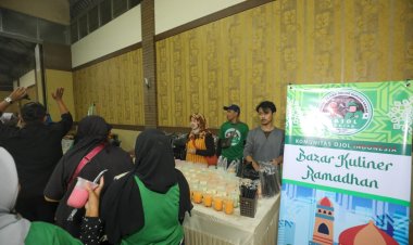 Kajol Indonesia Gelar Bazar Kuliner Untuk Pererat Silaturahmi Ojol Di