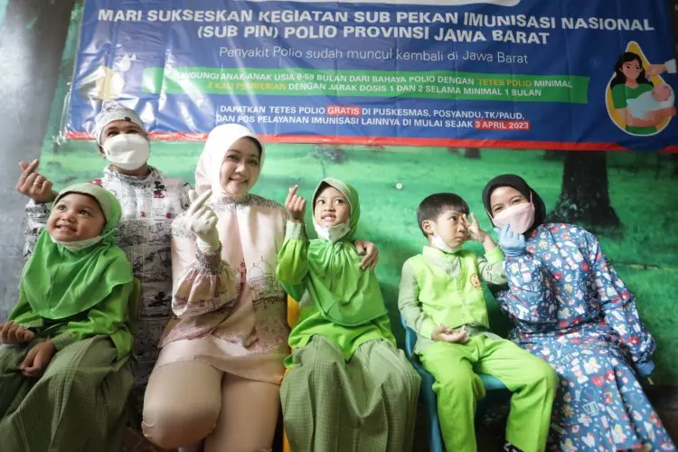 Mantul, Target Cakupan Imunisasi Polio di Jabar 90 Persen