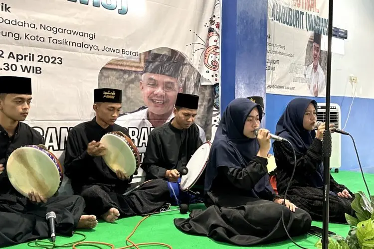 GMP  Gelar Festival Ngabuburit Marawis di Tasikmalaya