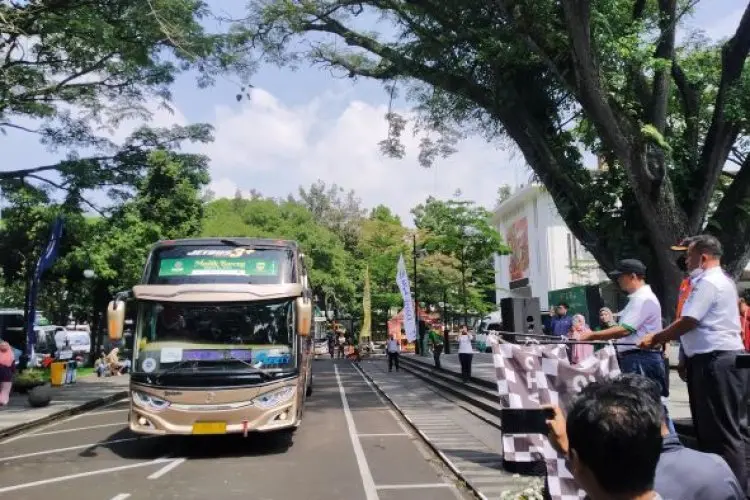 Dishub Kota Bandung Lepas Mudik Bareng Gratis 2023