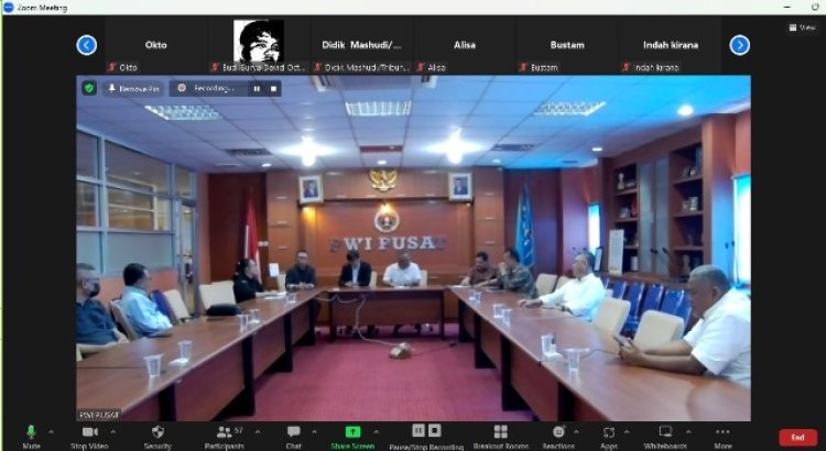 Webinar Mappilu-PWI dan KPU: Menilik Tata Cara Pelaksanaan Pemilu 2024