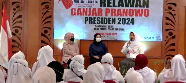 Kaukus Perempuan Muslim Jakarta Dukung Ganjar, Hadirkan Pendidikan Politik Bagi Wanita