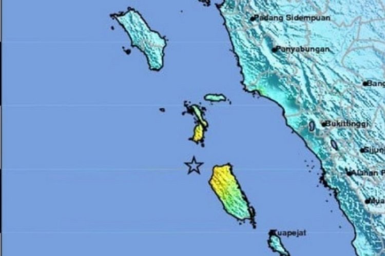 Peringatan Dini Tsunami, Gempa 6,9 Terjadi di Sumatera Barat, Pusatnya di Laut Mentawai