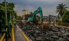 Jembatan Otista Mulai Dibongkar, Senin Sudah Mulai Merangkai Besi Jembatan