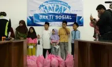 Disnaker dan Forum Komunikasi Serikat Pekerja Gelar Bakti Sosial