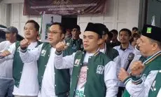 Usai Daftarkan Bacalegnya di KPU, Ketua DPC PKB Asep Dedi Deklarasikan Diri  untuk Maju di Pilkada 2024