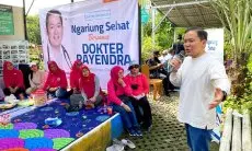 Ngariung Bareng Emak-emak KWT Kota Bogor, dr Rayyendra Disodori 'Jablay'