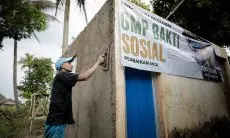 Gelar Baksos, GMP Perbaiki MCK  Ponpes di Garut