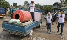 KST Bantu Renovasi Pangkalan Truk di Kabupaten Bogor