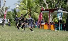 Ini Keseruan Santri Pangandaran Ikut Turnamen Bola U-20 yang Dihelat GMP